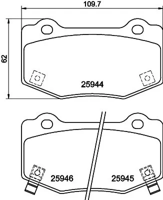 Brake Pad Set, disc brake