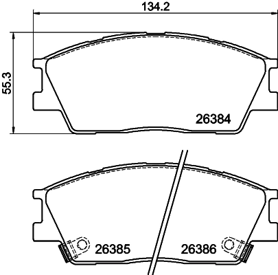 Brake Pad Set, disc brake
