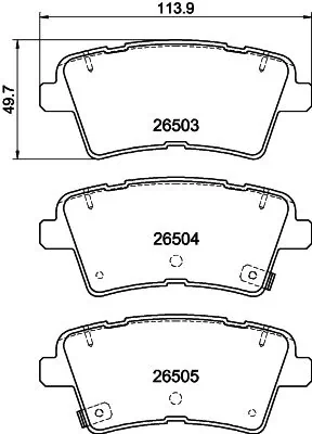 Brake Pad Set, disc brake