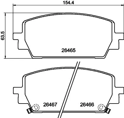 Brake Pad Set, disc brake