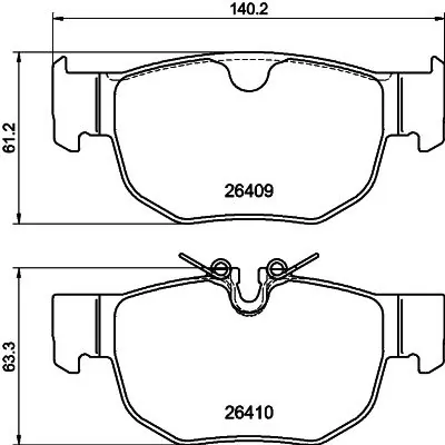 Brake Pad Set, disc brake
