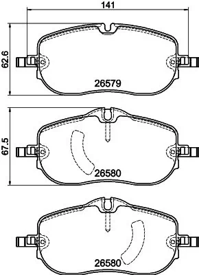 Brake Pad Set, disc brake