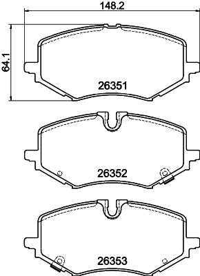 Brake Pad Set, disc brake