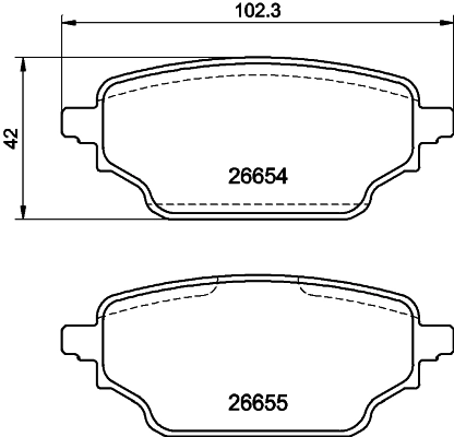 Brake Pad Set, disc brake