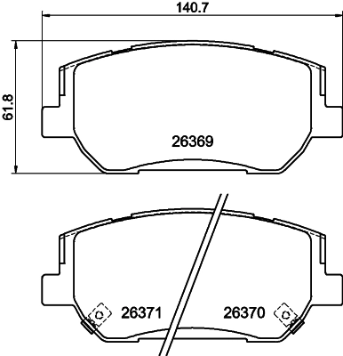 Brake Pad Set, disc brake