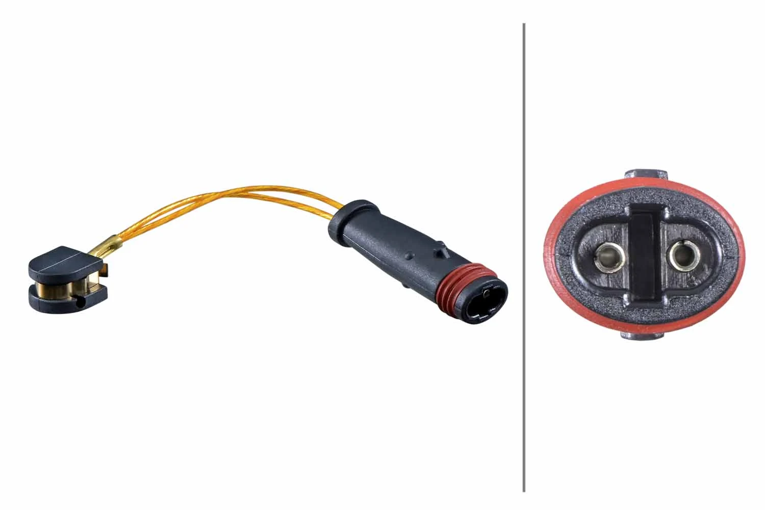 Warning Contact, brake pad wear