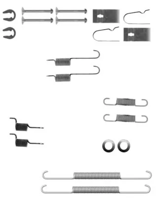 Accessory Kit, brake shoes