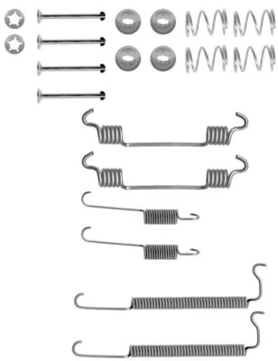 Accessory Kit, brake shoes