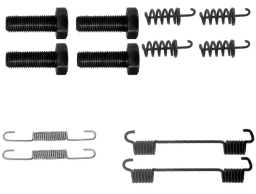Accessory Kit, parking brake shoes