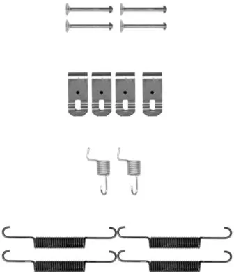 Accessory Kit, parking brake shoes