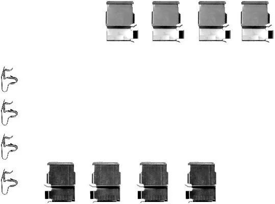 Accessory Kit, disc brake pad