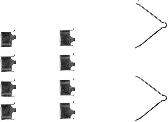 Accessory Kit, disc brake pad