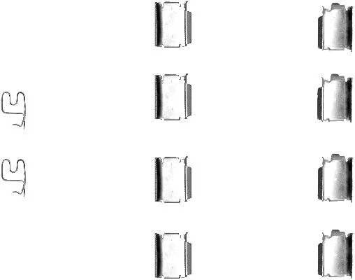 Accessory Kit, disc brake pad