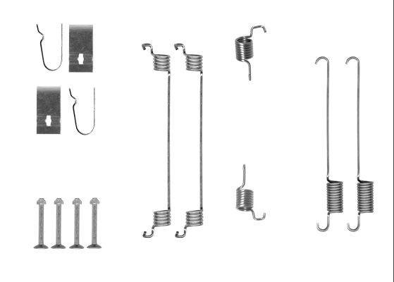 Accessory Kit, brake shoes