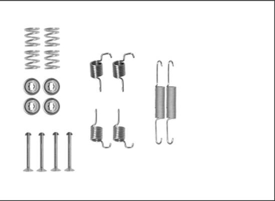 Accessory Kit, parking brake shoes