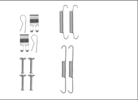 Accessory Kit, parking brake shoes