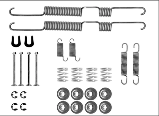 Accessory Kit, brake shoes