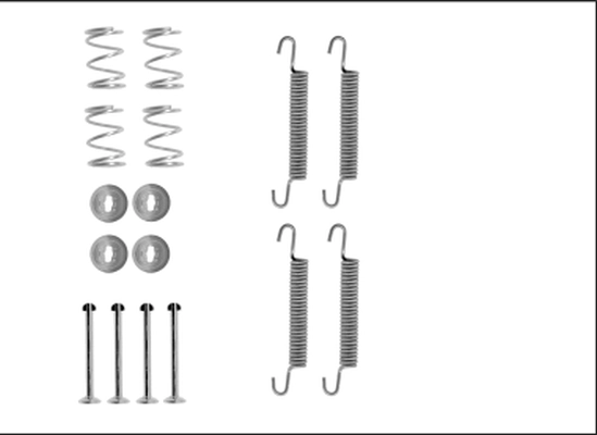 Accessory Kit, parking brake shoes