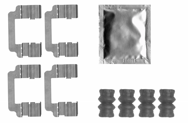 Accessory Kit, disc brake pad