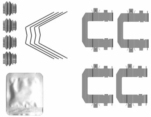 Accessory Kit, disc brake pad