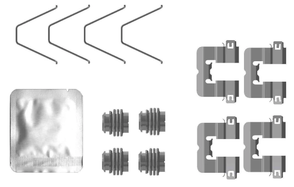 Accessory Kit, disc brake pad