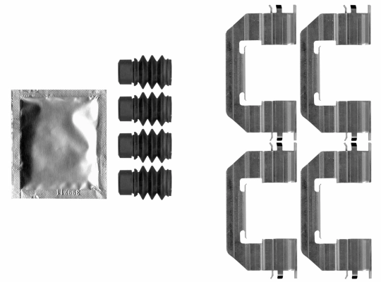 Accessory Kit, disc brake pad