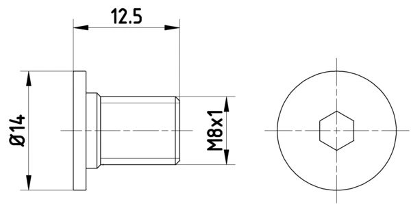 Bolt, brake disc
