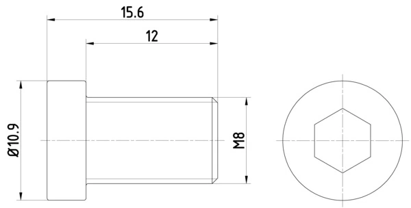 Bolt, brake disc
