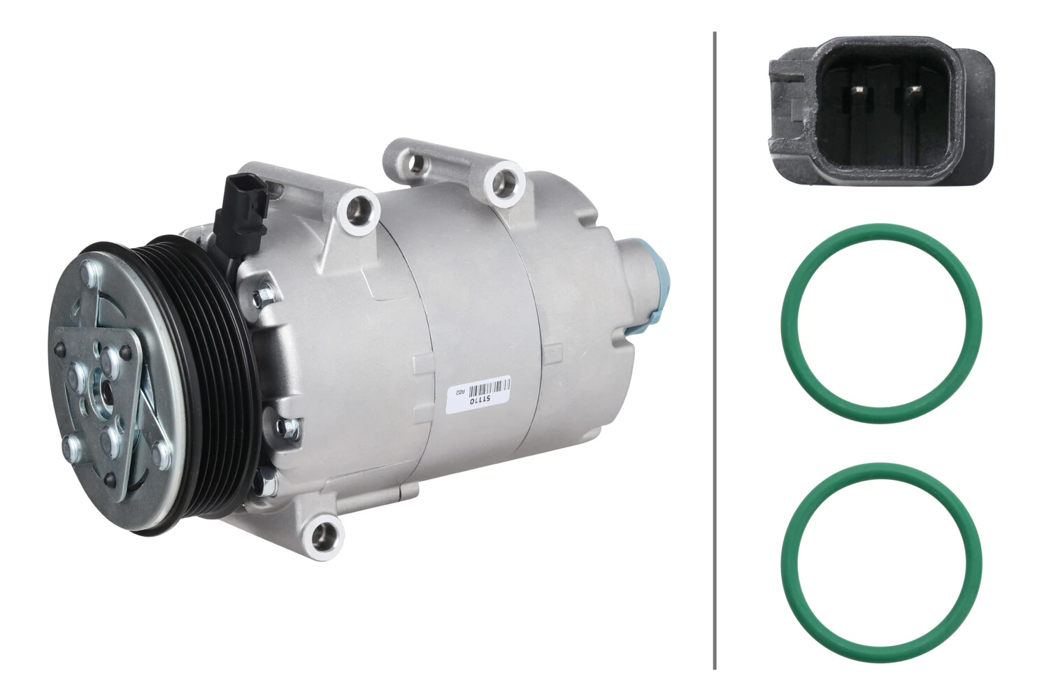 Compressor, air conditioning