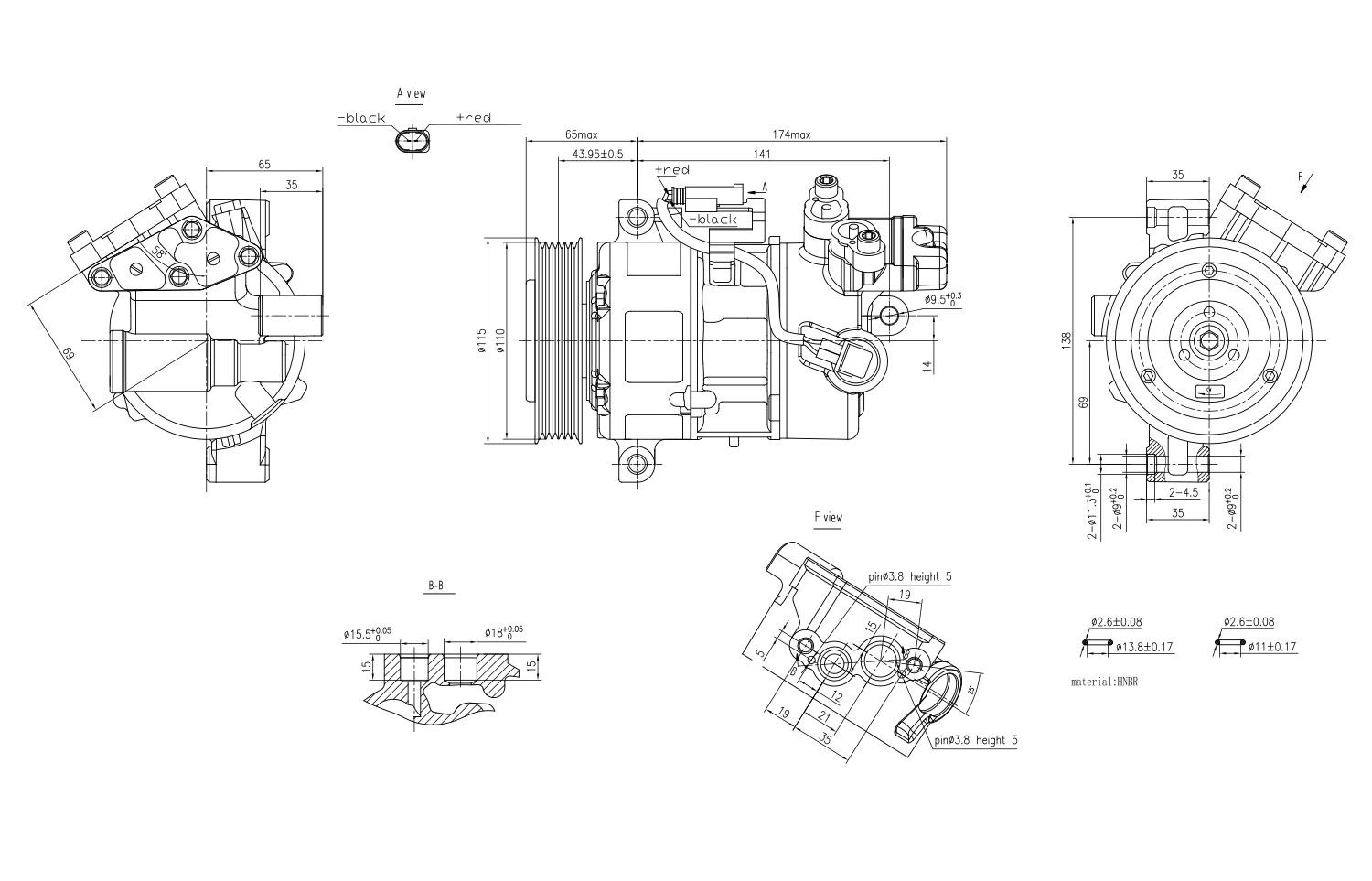 Compressor, air conditioning
