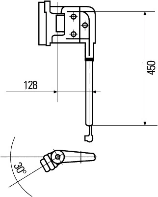 Holder, exterior mirror