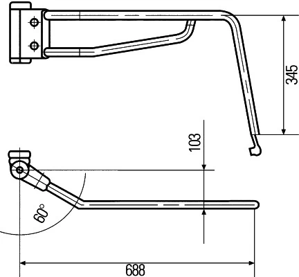 Holder, exterior mirror