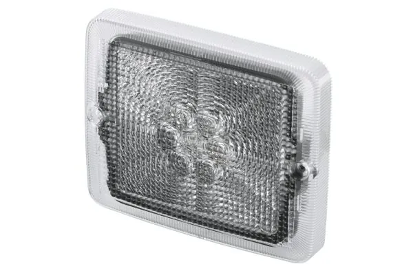 Lens, direction indicator