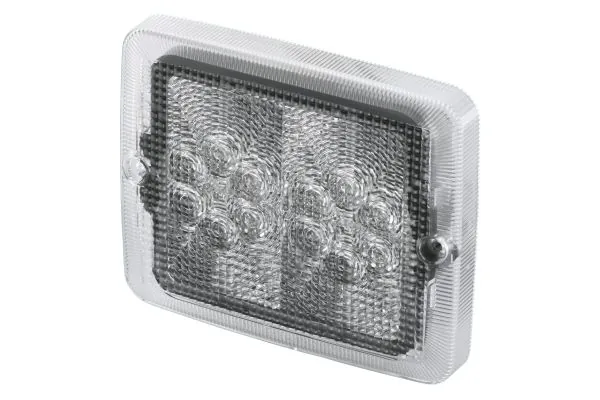 Lens, direction indicator