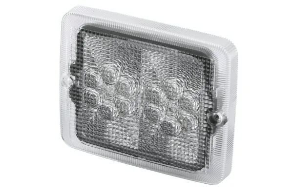 Lens, direction indicator