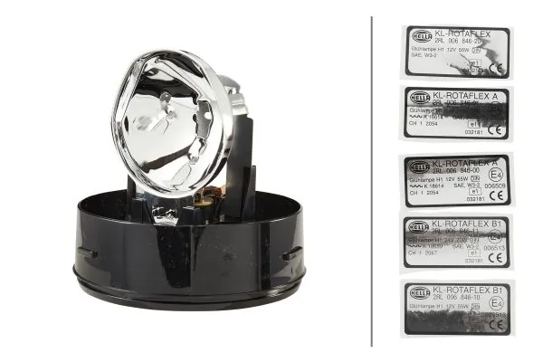 Reflector, rotating beacon