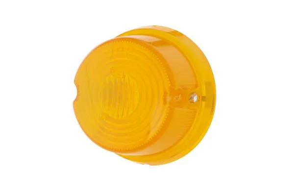 Lens, direction indicator