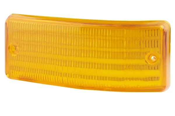 Lens, direction indicator