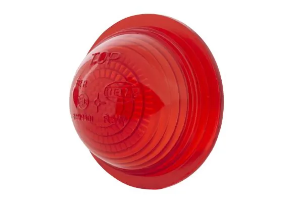 Lens, end outline marker light