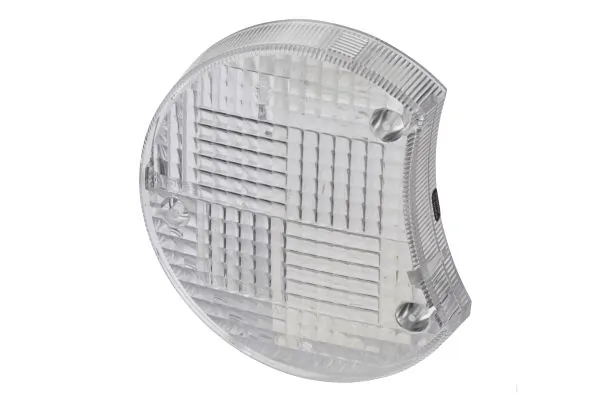 Lens, direction indicator