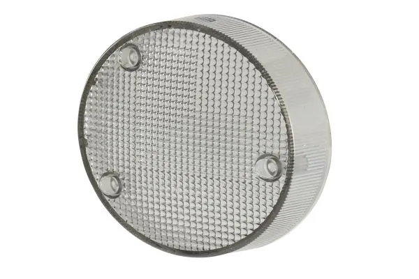 Lens, direction indicator