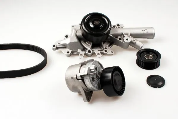 Water Pump + V-ribbed Belt Kit