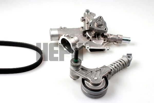 Water Pump + V-ribbed Belt Kit