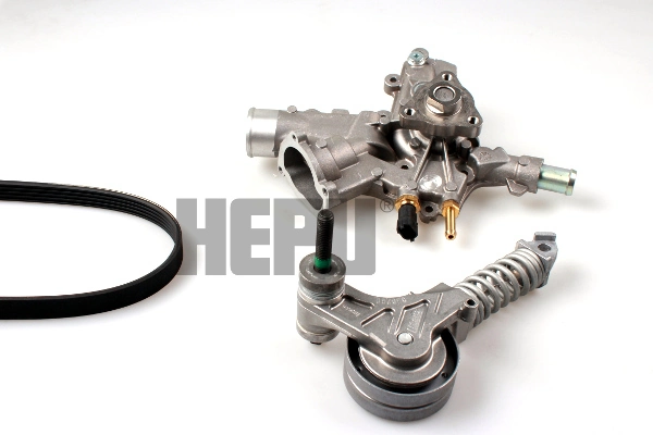 Water Pump + V-ribbed Belt Kit