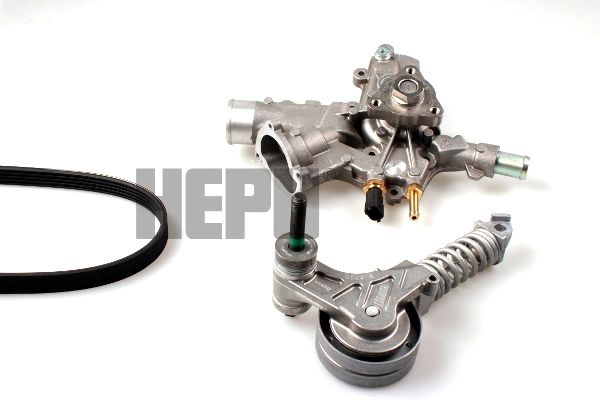 Water Pump + V-ribbed Belt Kit