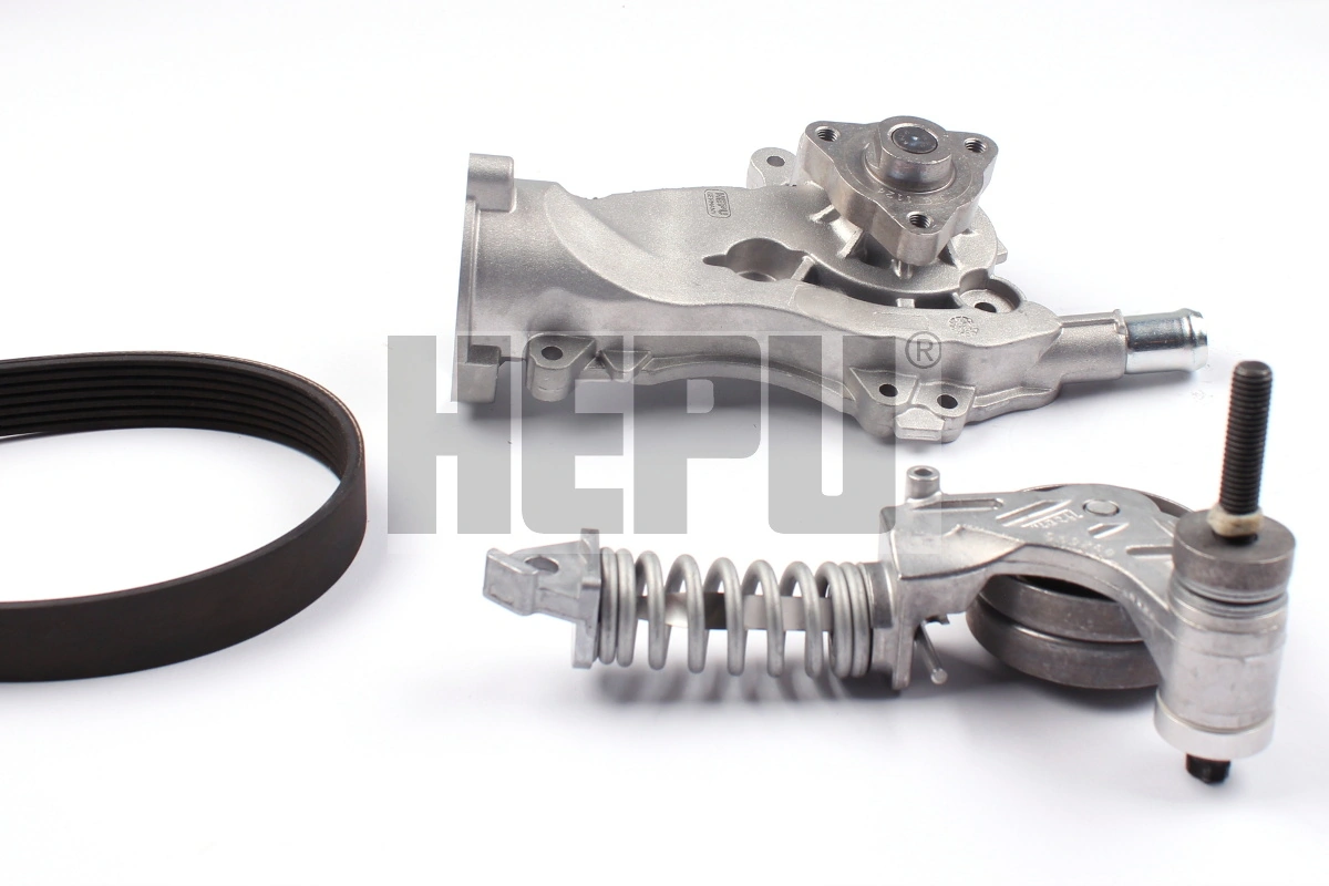 Water Pump + V-ribbed Belt Kit