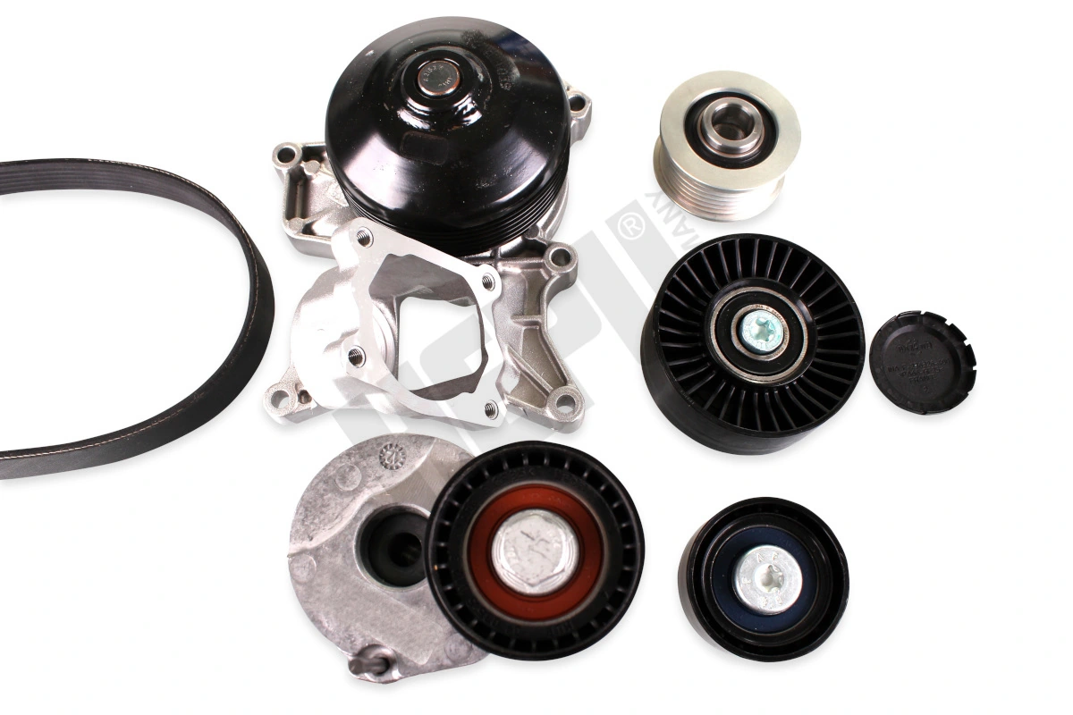 Water Pump + V-ribbed Belt Kit