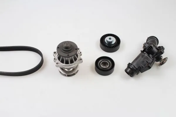Water Pump + V-ribbed Belt Kit