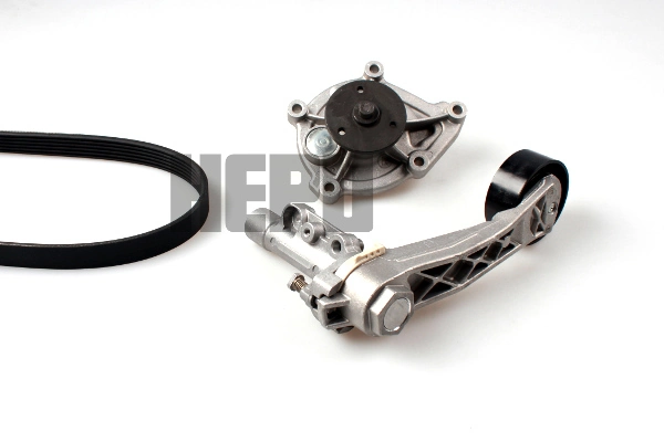 Water Pump + V-ribbed Belt Kit