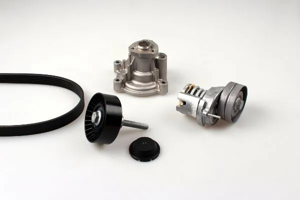 Water Pump + V-ribbed Belt Kit